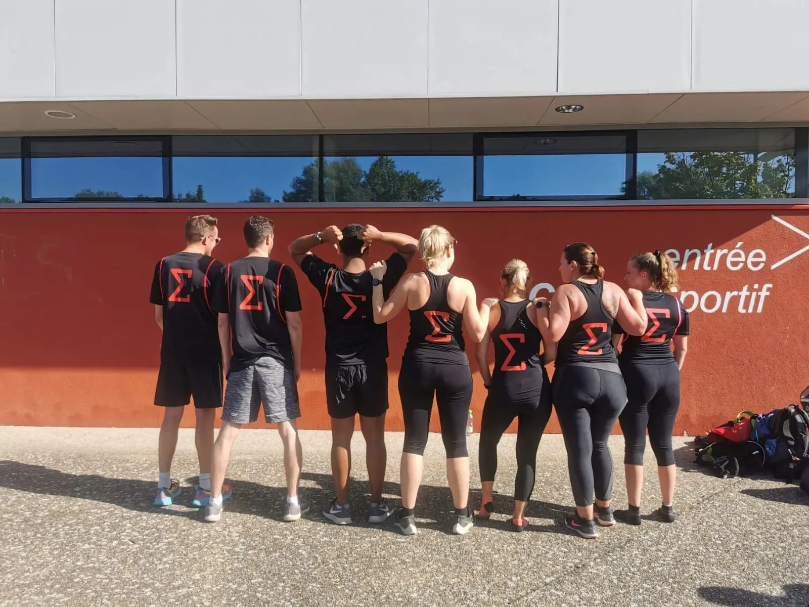 Photo d&#039;équipe d&#039;E&#039;nergys en footing